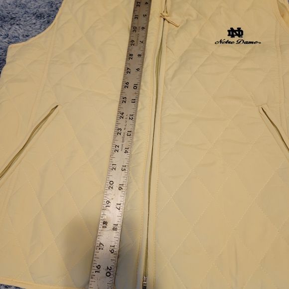 Notre Dame womens quilted vest size small - Picture 7 of 7